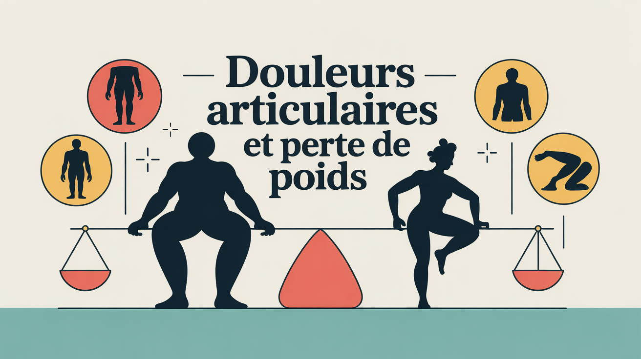 perte de poids et douleurs articulaires balance symboles