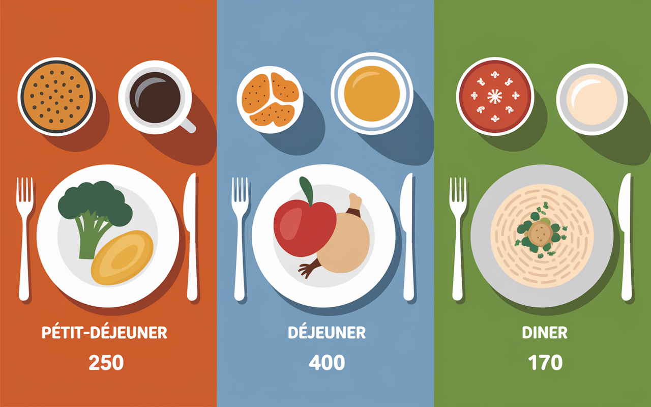 repas portions calories nutrition perdre du poids