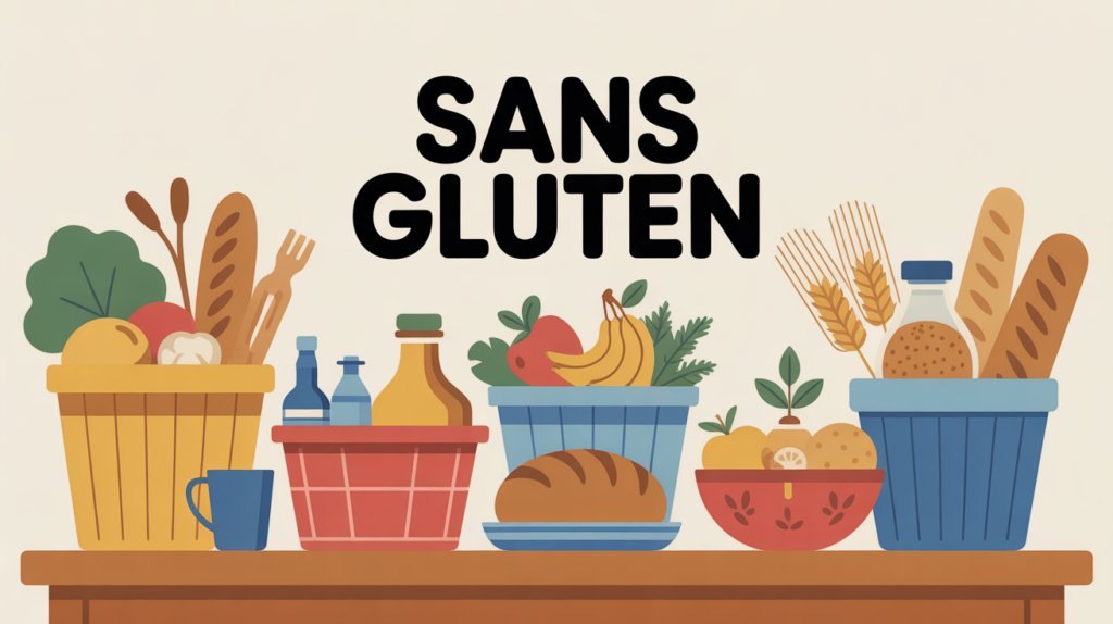 table familiale avec aliment sans gluten