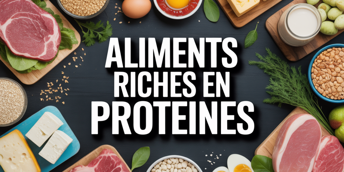 table aliments riches en proteines musculation