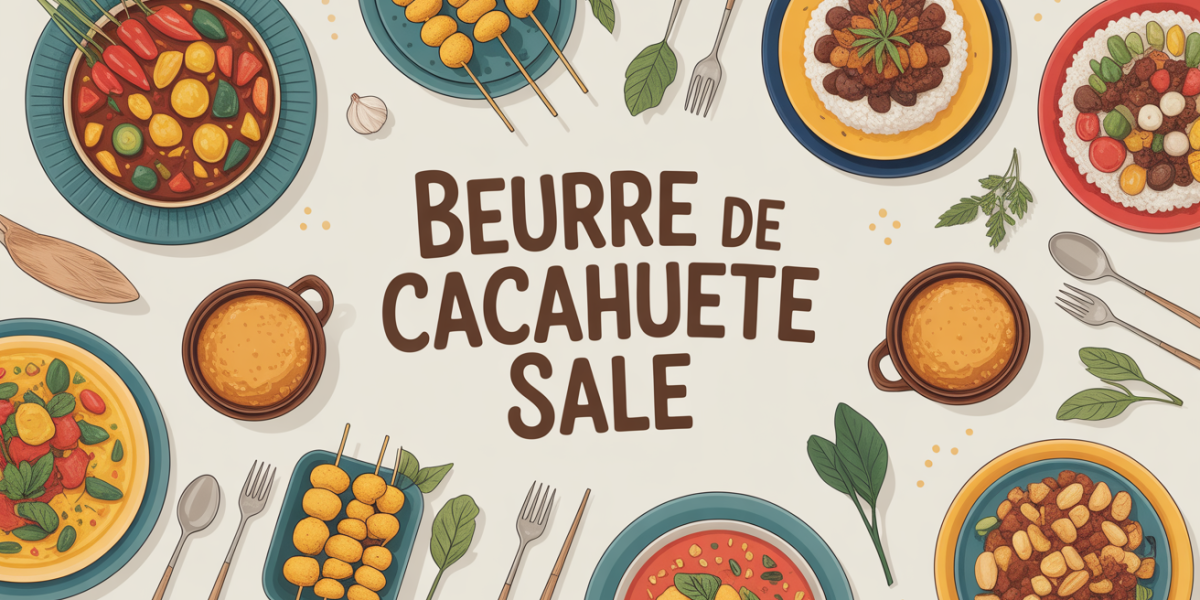 plats salés au beurre de cacahuète sur assiette blanche