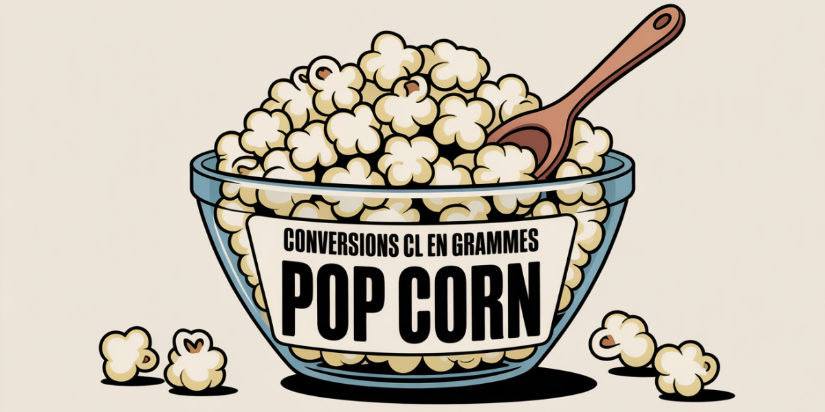saladier pop corn conversion cl en grammes