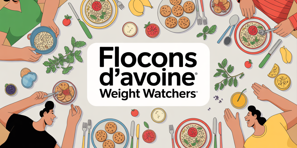 Recettes Weight Watchers à l'avoine, table cuisine, convivialité