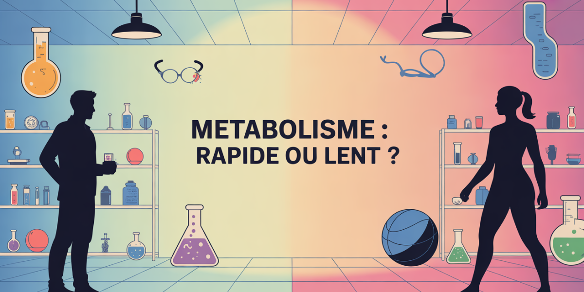 metabolisme rapide ou lent illustration laboratoire sport