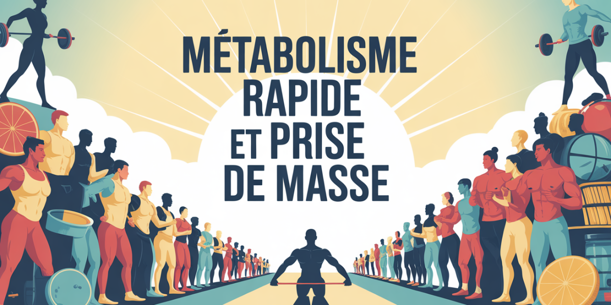 illustration prise de masse metabolisme rapide fitness
