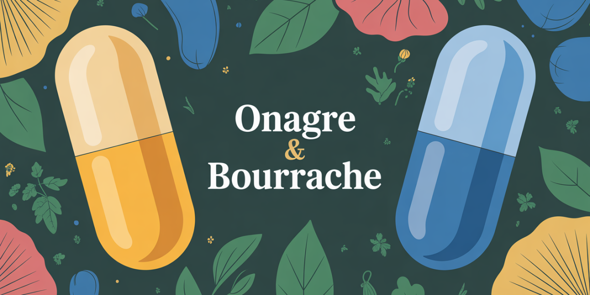 onagre et bourrache capsules bienfaits peau hormones articulations
