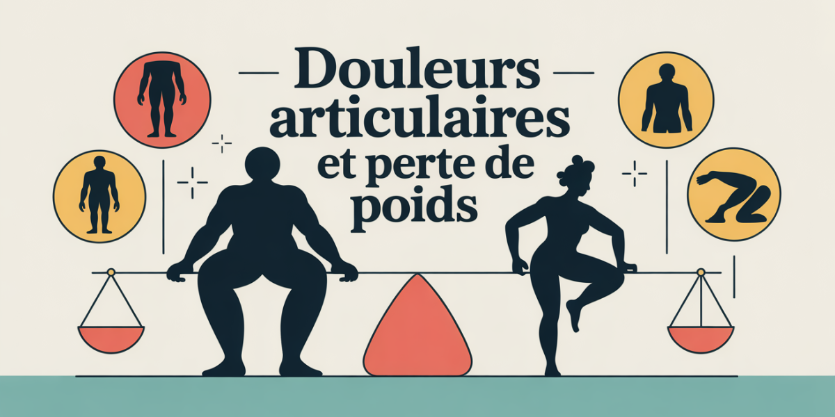 perte de poids et douleurs articulaires balance symboles