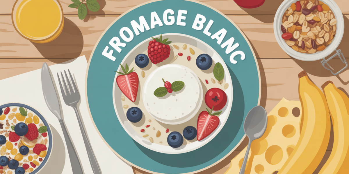 Bol de fromage blanc avec fruits frais et muesli pour un petit déjeuner sain