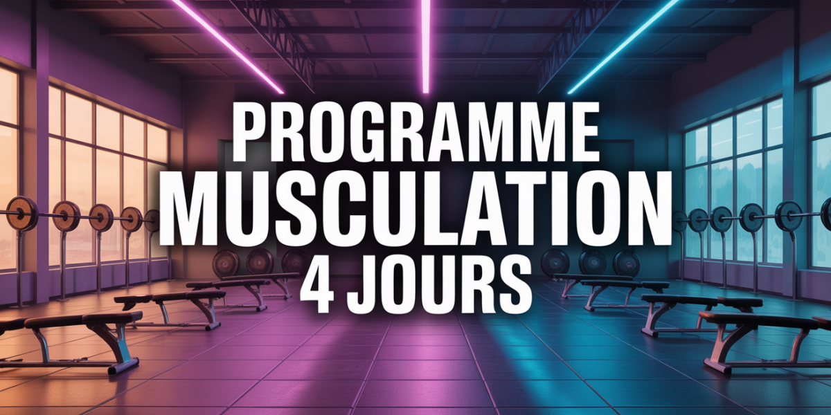 salle de sport moderne programme musculation 4 jours