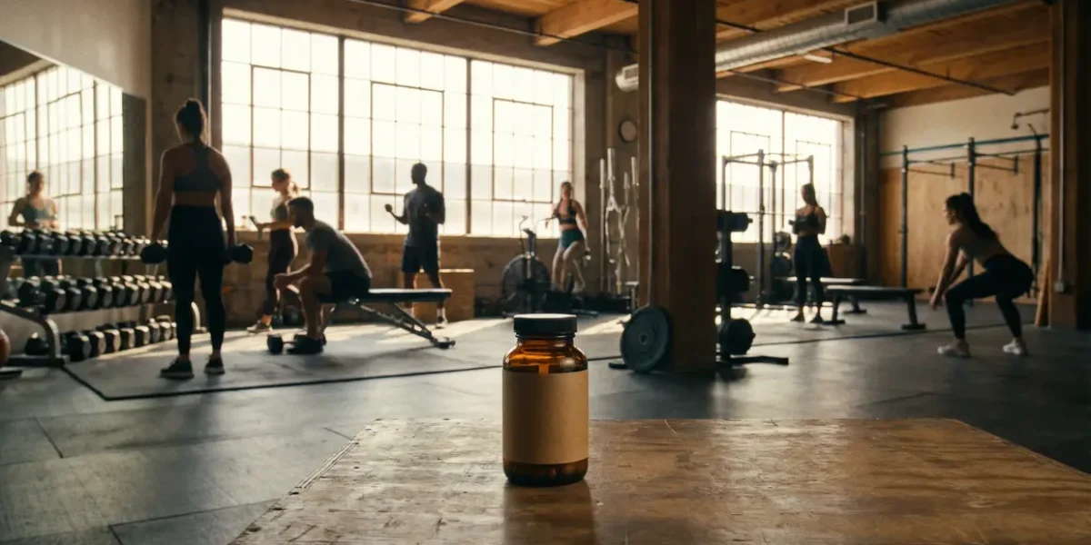 flacon complement musculation en salle