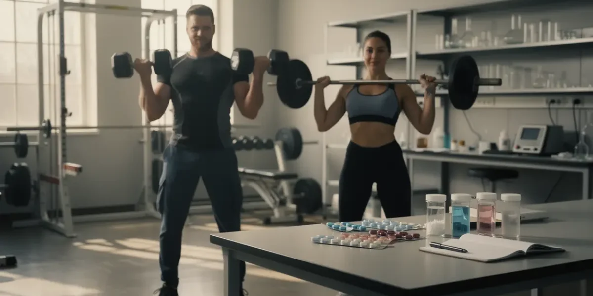 Athlètes musculation et pilules SARMs en salle