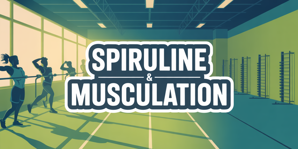 Salle musculation lumineuse spiruline musculation silhouettes