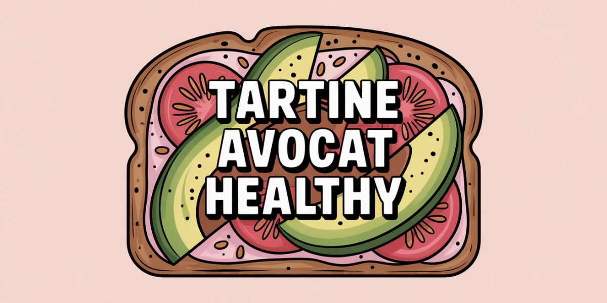 Tartine avocat healthy pain complet tomates et graines